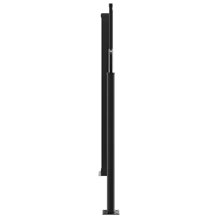 Infällbar sidomarkis vit 120x600 cm