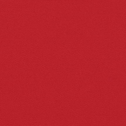 Infällbar sidomarkis röd 140x600 cm