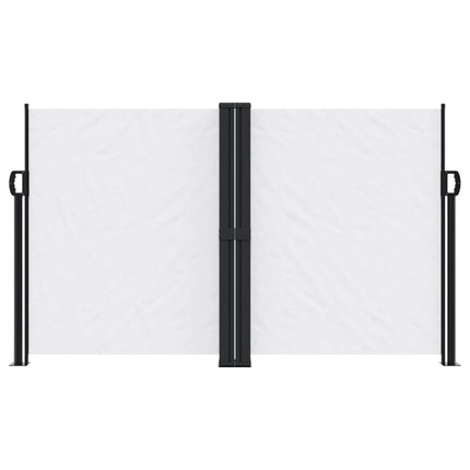 Infällbar sidomarkis vit 140x600 cm
