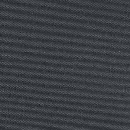 Infällbar sidomarkis 200x600 cm svart