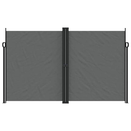 Infällbar sidomarkis 200x600 cm antracit