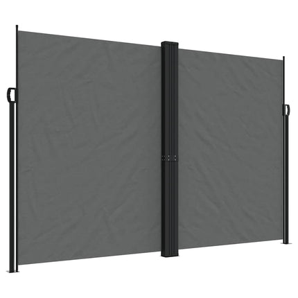 Infällbar sidomarkis 220x600 cm antracit