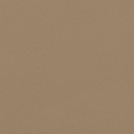 Infällbar sidomarkis taupe 140x1000 cm