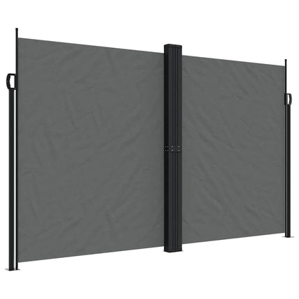 Infällbar sidomarkis antracit 200x1000 cm