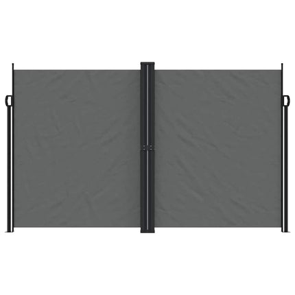 Infällbar sidomarkis antracit 200x1000 cm