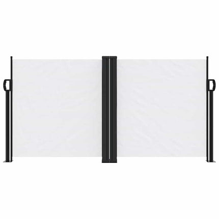Infällbar sidomarkis vit 120x1200 cm