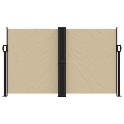 Infällbar sidomarkis beige 140x1200 cm
