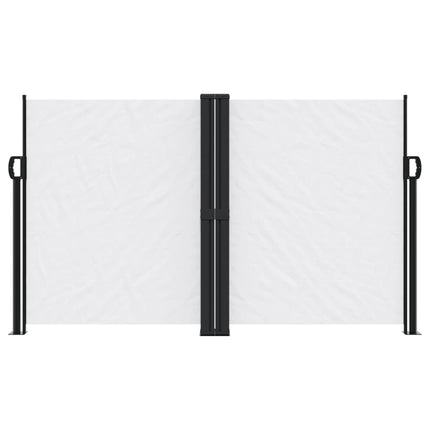 Infällbar sidomarkis vit 140x1200 cm