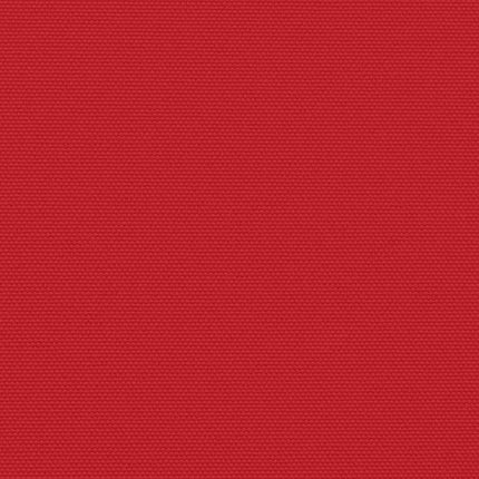 Infällbar sidomarkis röd 160x1200 cm