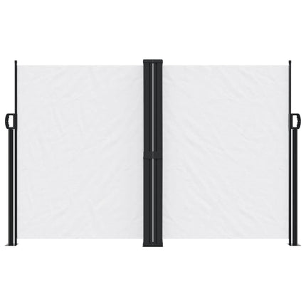 Infällbar sidomarkis vit 160x1200 cm