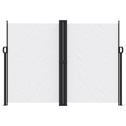 Infällbar sidomarkis vit 180x1200 cm