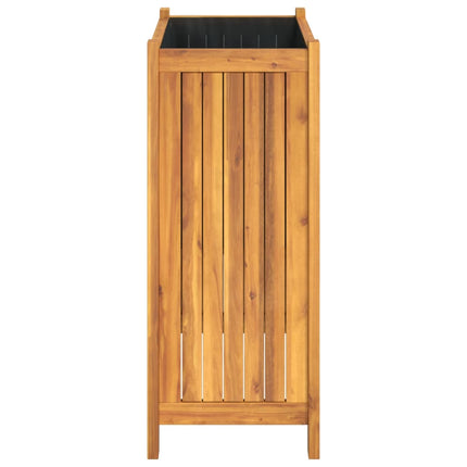 Odlingslåda med foder 54x31x75 cm massivt akaciaträ