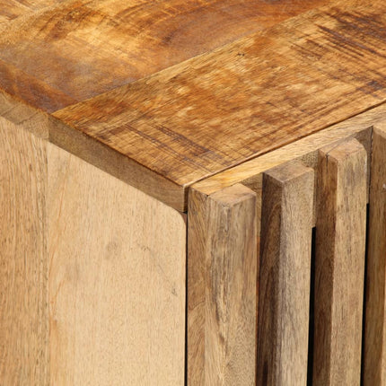Sängbord 40x34x46 cm massivt grovt mangoträ