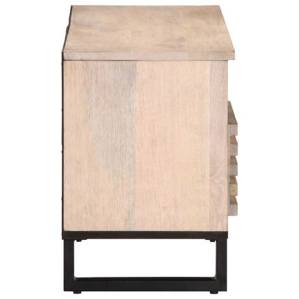 Tv-bänk 100x34x46 cm massivt mangoträ