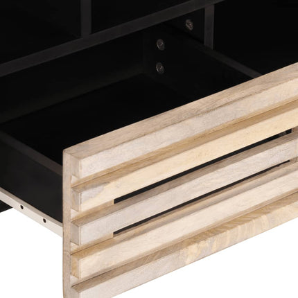 Tv-bänk 100x34x46 cm massivt mangoträ