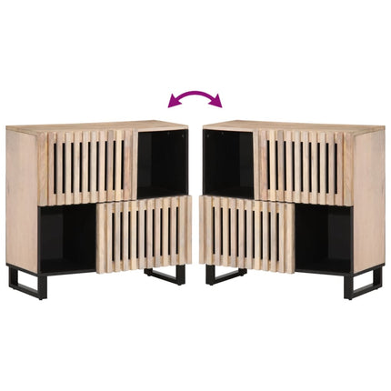 Skänk 80x34x75 cm massivt mangoträ
