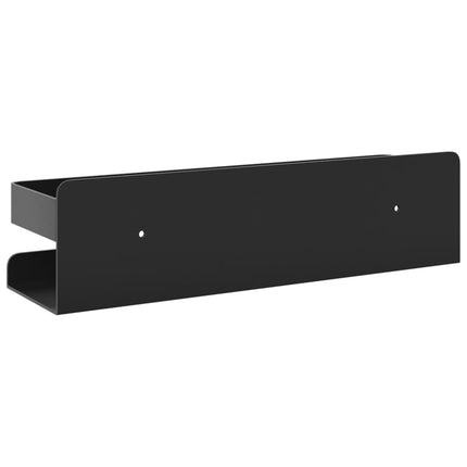 Duschhylla matt svart 23x6,5x6 cm borstat 304 rostfritt stål