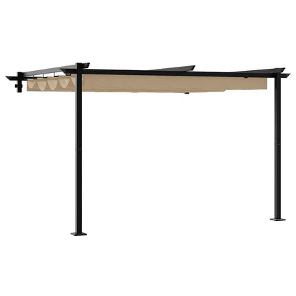 Paviljong 300 x 300 x 200 cm Taupe Polyester