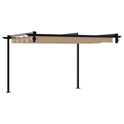 Paviljong 300 x 300 x 200 cm Taupe Polyester
