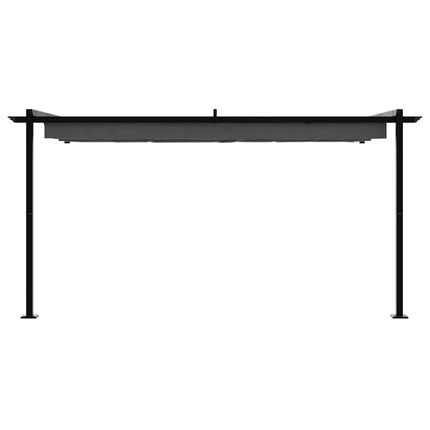 Paviljong 400 x 300 x 200 cm Antracit Polyester
