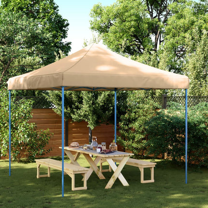 Pop-Up hopfällbart partytält 292x292x315 cm beige