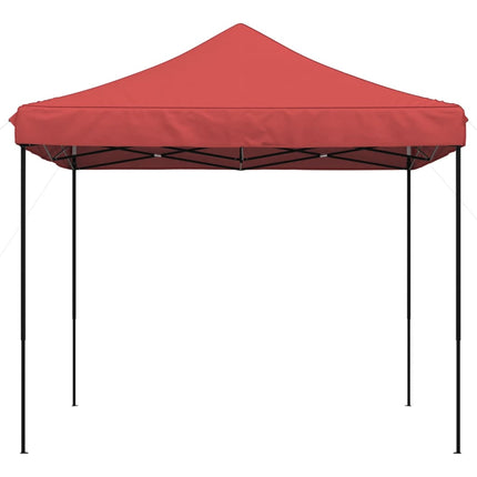 Pop-Up hopfällbart partytält 292x292x315 cm vinröd