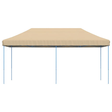 Pop-Up hopfällbart partytält 580x292x315 cm beige