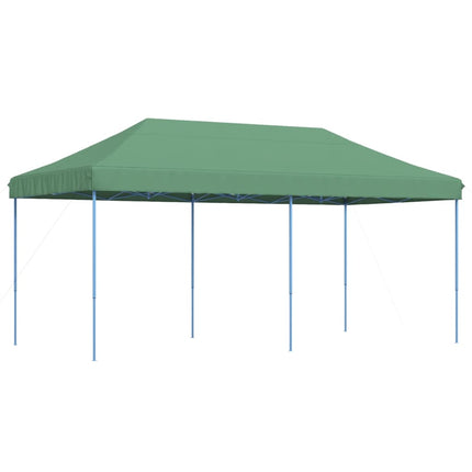 Pop-Up hopfällbart partytält 580x292x315 cm grön