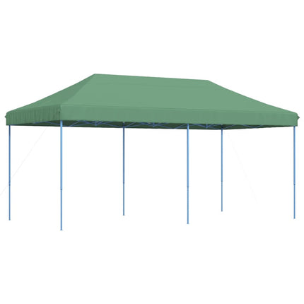 Pop-Up hopfällbart partytält 580x292x315 cm grön