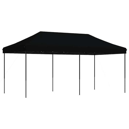 Pop-Up hopfällbart partytält 580x292x315 cm svart