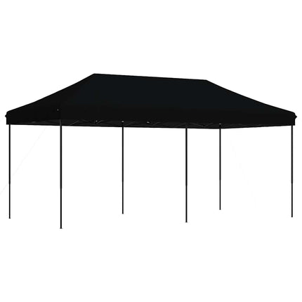 Pop-Up hopfällbart partytält 580x292x315 cm svart