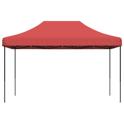 Pop-Up hopfällbart partytält 440x292x315 cm vinröd