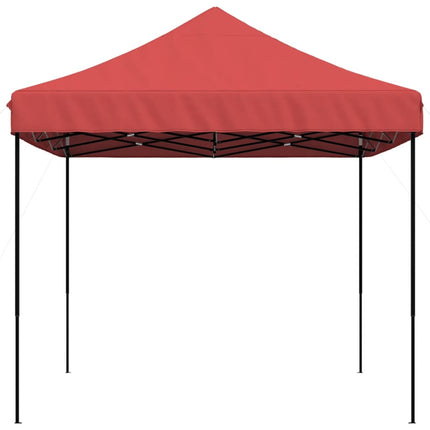 Pop-Up hopfällbart partytält 440x292x315 cm vinröd