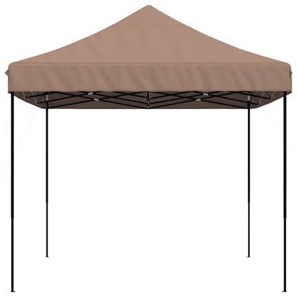 Pop-Up hopfällbart partytält 440x292x315 cm brun