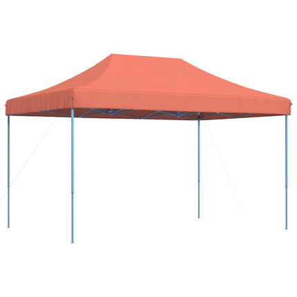Pop-Up hopfällbart partytält 440x292x315 cm terrakotta