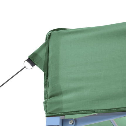 Pop-Up hopfällbart partytält 410x279x315 cm grön