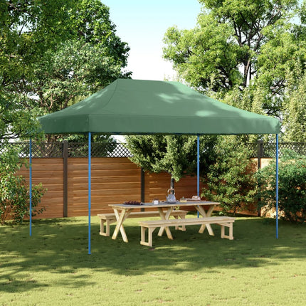 Pop-Up hopfällbart partytält 410x279x315 cm grön