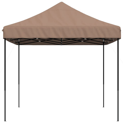 Pop-Up hopfällbart partytält 410x279x315 cm brun