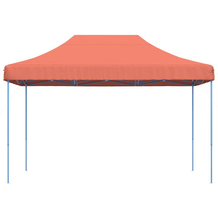 Pop-Up hopfällbart partytält 410x279x315 cm terrakotta