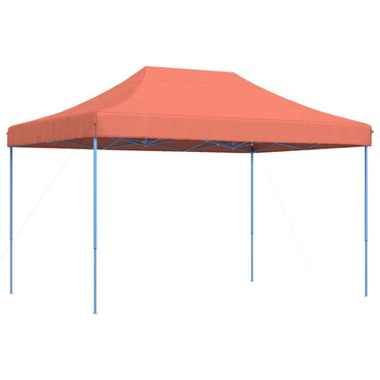 Pop-Up hopfällbart partytält 410x279x315 cm terrakotta