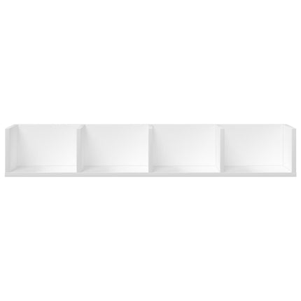 Väggskåp 2 st vit 99x18x16,5 cm konstruerat trä
