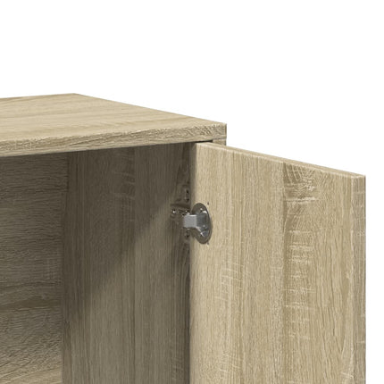 Skänk sonoma-ek 60x31x70 cm konstruerat trä