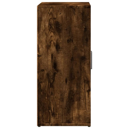 Skänk rökfärgad ek 60x31x70 cm konstruerat trä