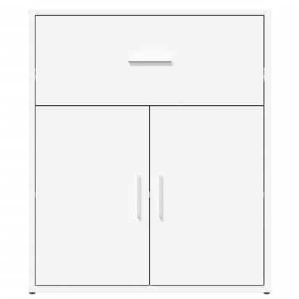 Skänk vit 60x31x70 cm konstruerat trä
