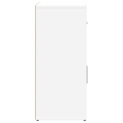 Skänk vit 60x31x70 cm konstruerat trä