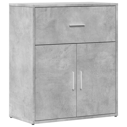 Skänk betonggrå 60x31x70 cm konstruerat trä