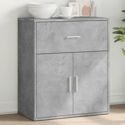 Skänk betonggrå 60x31x70 cm konstruerat trä