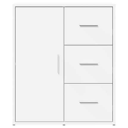 Skänk vit 60x31x70 cm konstruerat trä