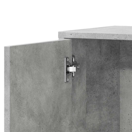 Skänk betonggrå 60x31x70 cm konstruerat trä