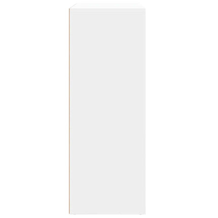 Skänk vit 60x31x84 cm konstruerat trä